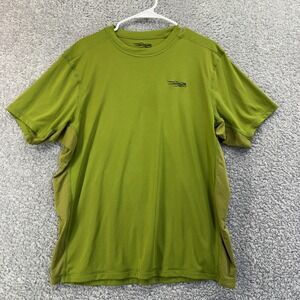 Sitka Performance Shirt Mens XL Green Short Sleeve Hunting Baselayer Tee Top